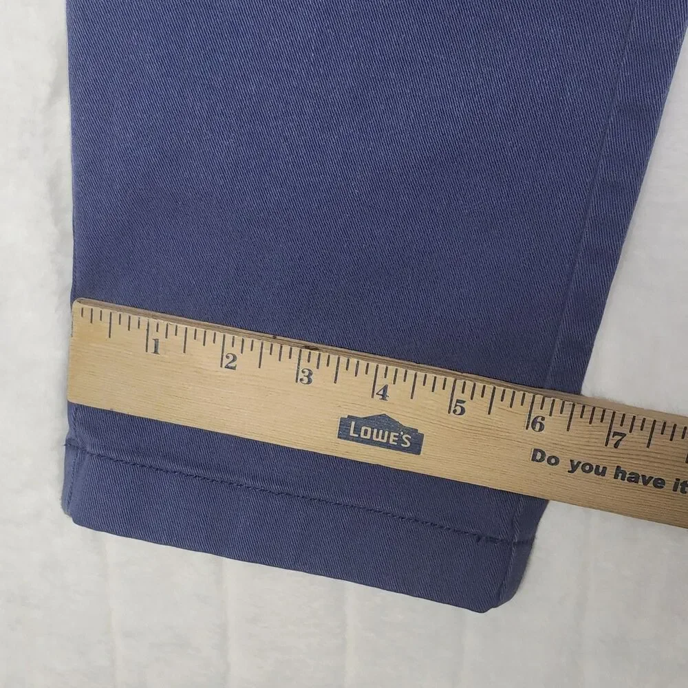 St. John's Bay TempFlex Men's 30x30 Blue Straight Fit Chino Pants Stretch